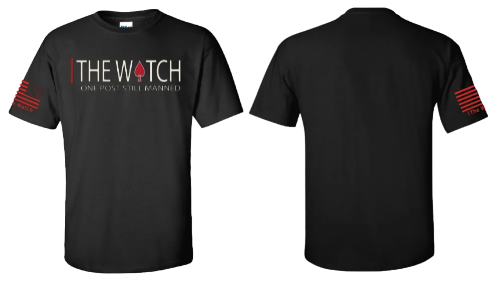 The Watch Brand Men's OG Watch T-Shirt – Classic Tactical Graphic Tee in Red