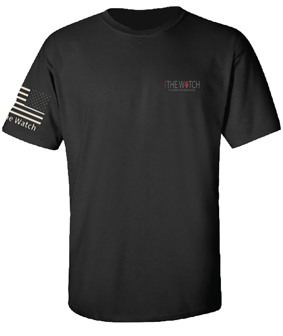 The Watch Brand Men's Stand Guard Stay Dangerous Tactical T-Shirt – Skull & Shield Graphic