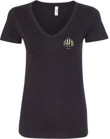 Front view of Don't F*king Die V-Neck Tee from The Watch