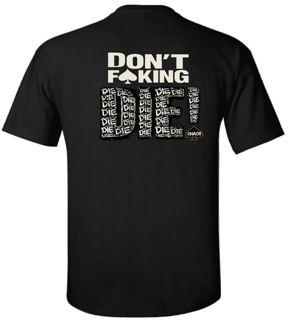 Back view of Don't Die Tee from The Watch