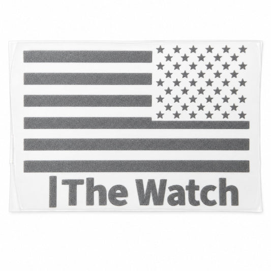 Gray The Watch flag UV decal with the star field on the right.